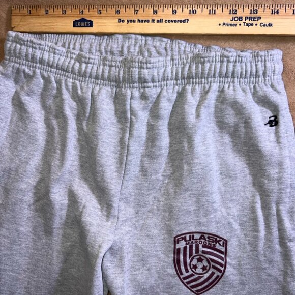 Badger Sport Sz Medium Gray Pulaski Maroon Warmup Sweatpant (S)‎ - Picture 3 of 5